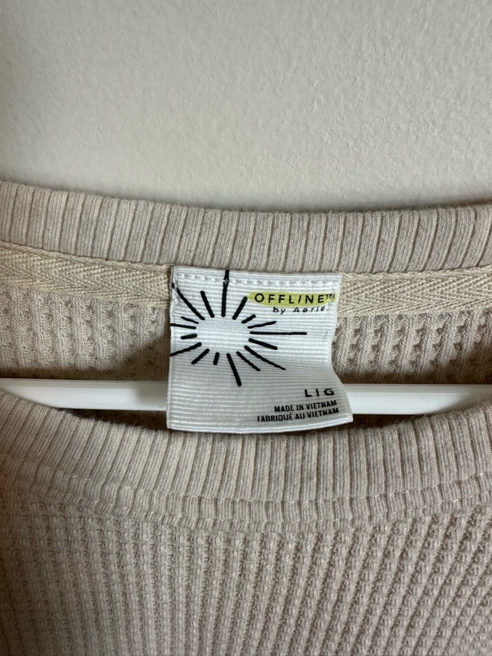 Aerie Offline Wow waffle long sleeve - Picture 3 of 3